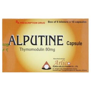 Thuốc Alputine 80mg Arlico hỗ trợ điều trị nhiễm khuẩn hô hấp, viêm mũi dị ứng (6 vỉ x 10 viên)
