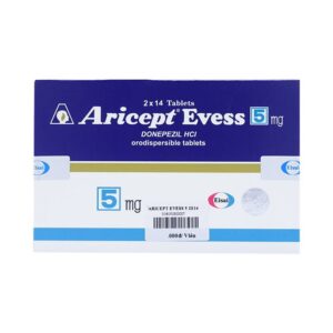 Thuốc Aricept Evess 5mg Eisai điều trị triệu chứng bệnh alzheimer (2 vỉ x 14 viên)