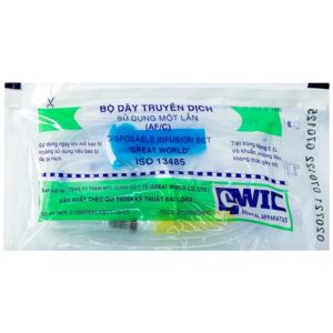 Bộ dây truyền dịch AF/C Great World sử dụng một lần (10 dây)