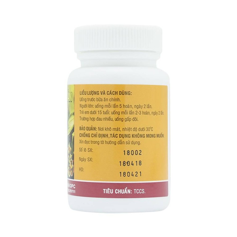 Viên mật nghệ Đởm Kim Hoàn OPC điều trị đau gan, mật kém, đau dạ dày (240 viên)