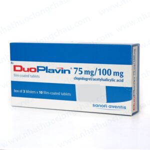 Thuốc Duoplavin 75mg/100mg Sanofi giảm nguy cơ đông máu, giảm xơ vữa huyết khối (3 vỉ x 10 viên)