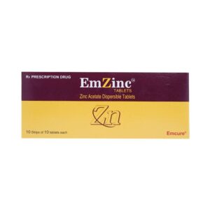 Thuốc Emzinc Emcure bổ sung kẽm, trị tiêu chảy (10 vỉ x 10 viên)