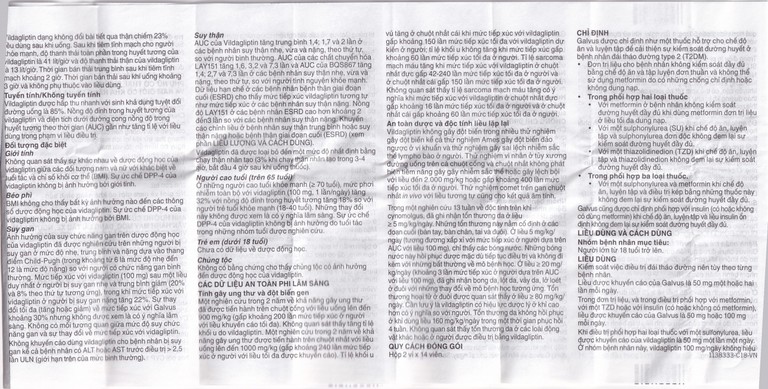 Thuốc Galvus 50mg Novartis hỗ trợ điều trị đái tháo đường típ 2 (2 vỉ x 14 viên)