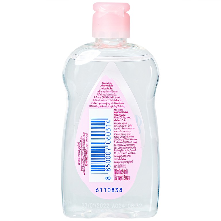 Dầu dưỡng ẩm mát xa Johnson's Baby Oil (50ml)