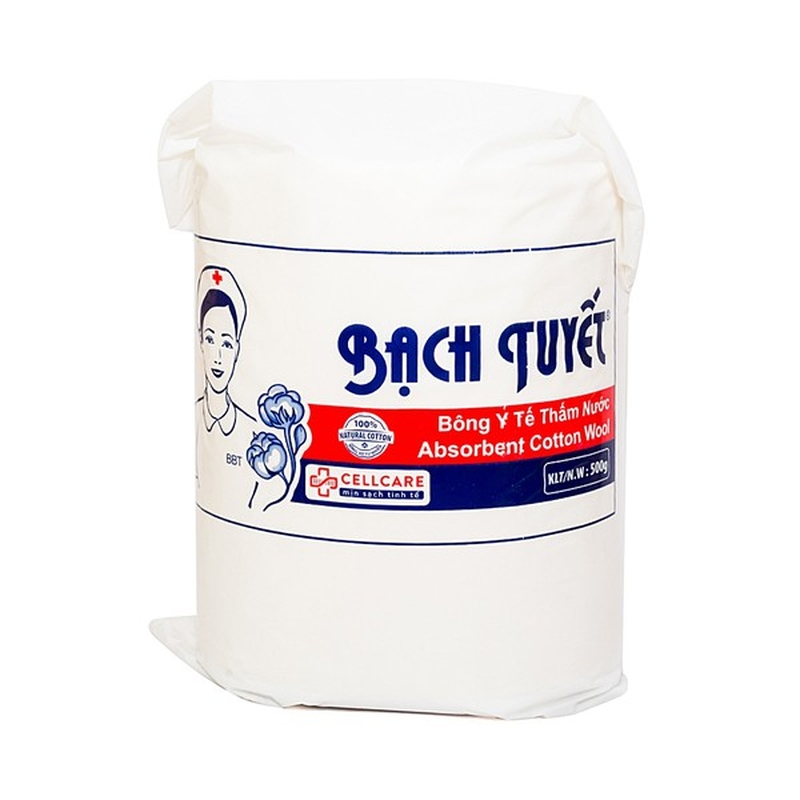 Bông y tế Bạch Tuyết 500g