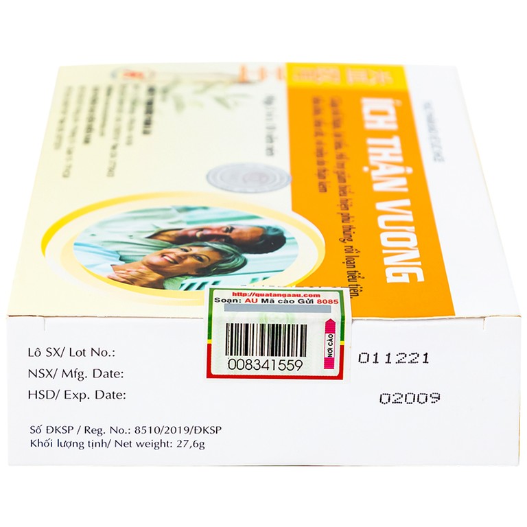 Viên uống Ích Thận Vương Á Âu bổ thận, lợi tiểu (3 vỉ x 10 viên)