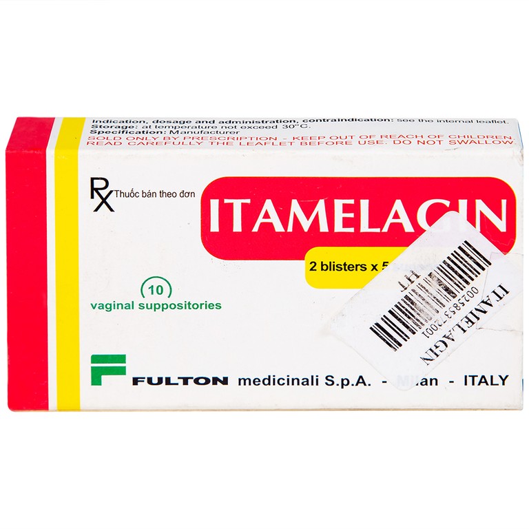 Thuốc Itamelagin 500mg điều trị nhiễm nấm candida âm đạo (10 viên)