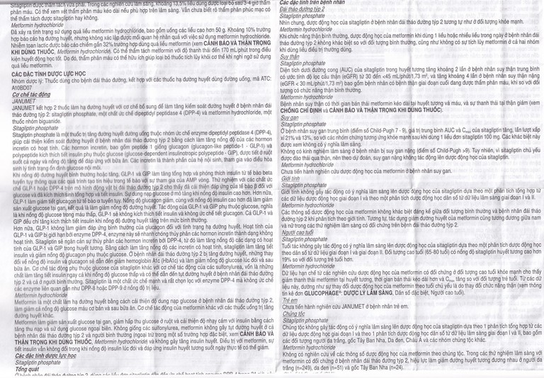 Viên nén Janumet 50mg/850mg MSD điều trị đái tháo đường típ 2 (4 vỉ x 7 viên)