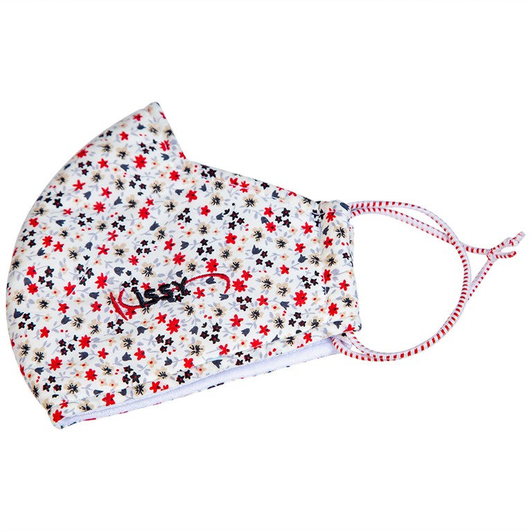 Khẩu trang sợi hoạt tính Kissy size M 3 lớp giúp lọc sạch không khí, ngăn bụi, khí ô nhiễm