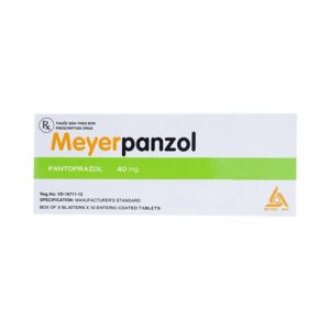 Viên nén Meyerpanzol 40mg Meyer - BPC điều trị viêm thực quản trào ngược (3 vỉ x 10 viên)