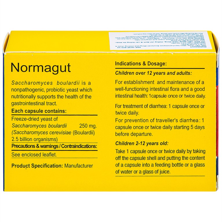 Thuốc Normagut MEGA We care cân bằng hệ vi sinh đường ruột (3 vỉ x 10 viên)