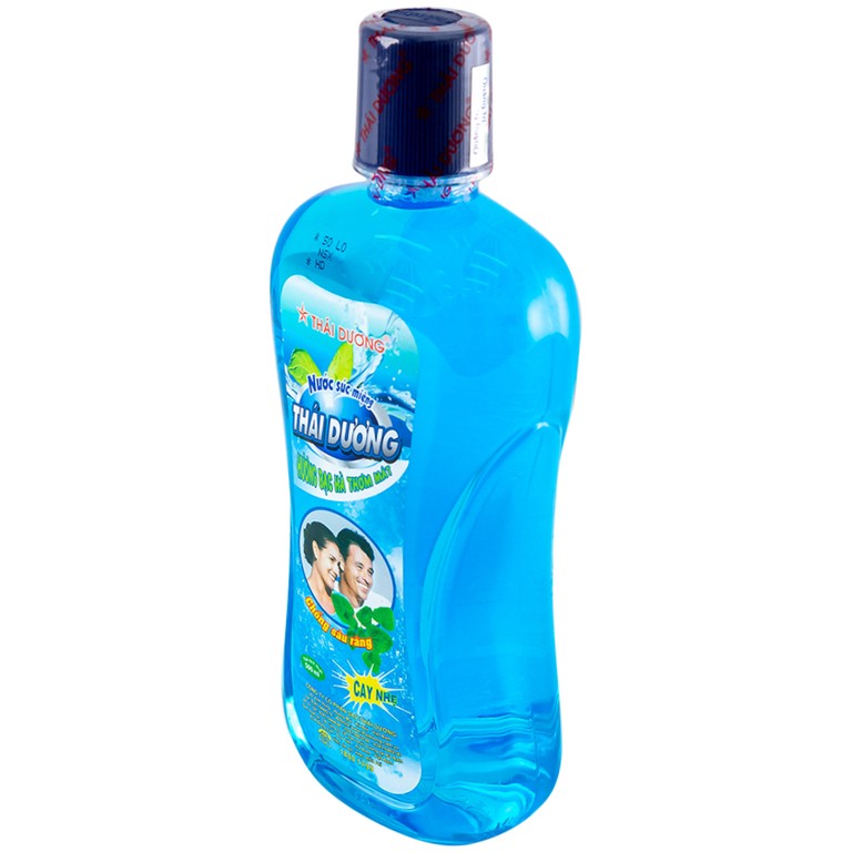 Nước súc miệng Thái Dương hương bạc hà, sát trùng răng, miệng, vòm họng (500ml)