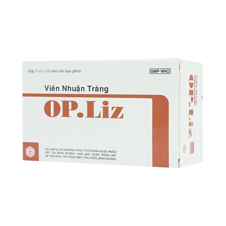 Viên nhuận tràng OP.Liz OPC nhuận tràng, điều trị táo bón (5 vỉ x 10 viên)