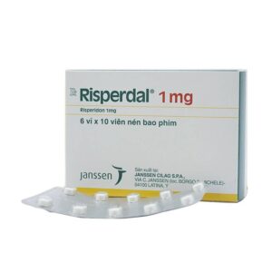 Thuốc Risperdal 1mg Janssen điều trị bệnh tâm thần phân liệt (6 vỉ x 10 viên)