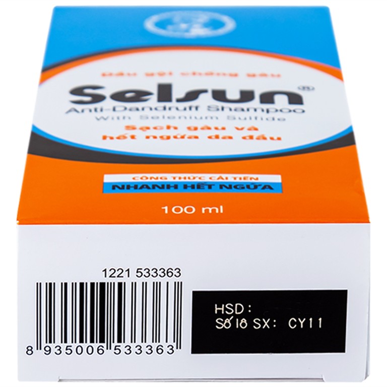 Dầu gội Selsun Rohto hỗ trợ làm sạch gàu, ngăn ngừa gàu hiệu quả (100ml)