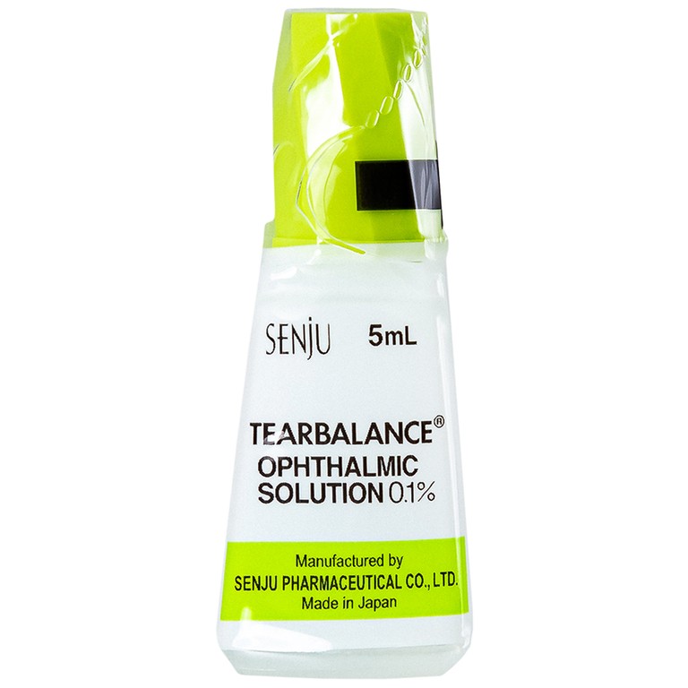 Dung dịch thuốc nhỏ mắt Tearbalance 0.1% điều trị tổn thương biểu mô kết - giác mạc (5ml)