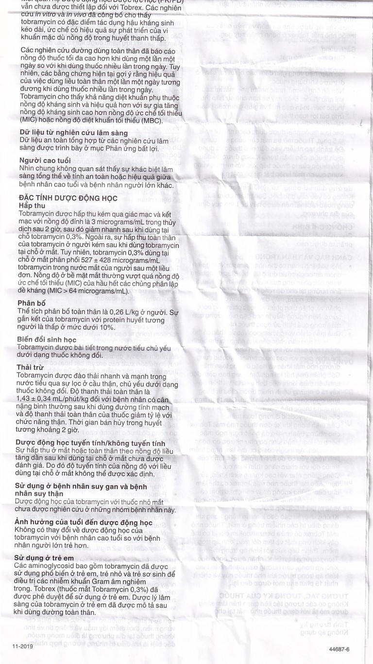 Thuốc nhỏ mắt Tobrex Alcon điều trị nhiễm khuẩn ở mắt (5ml)