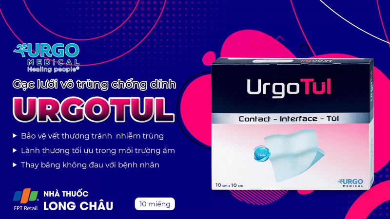 Gạc mỡ chống dính Urgotul 2