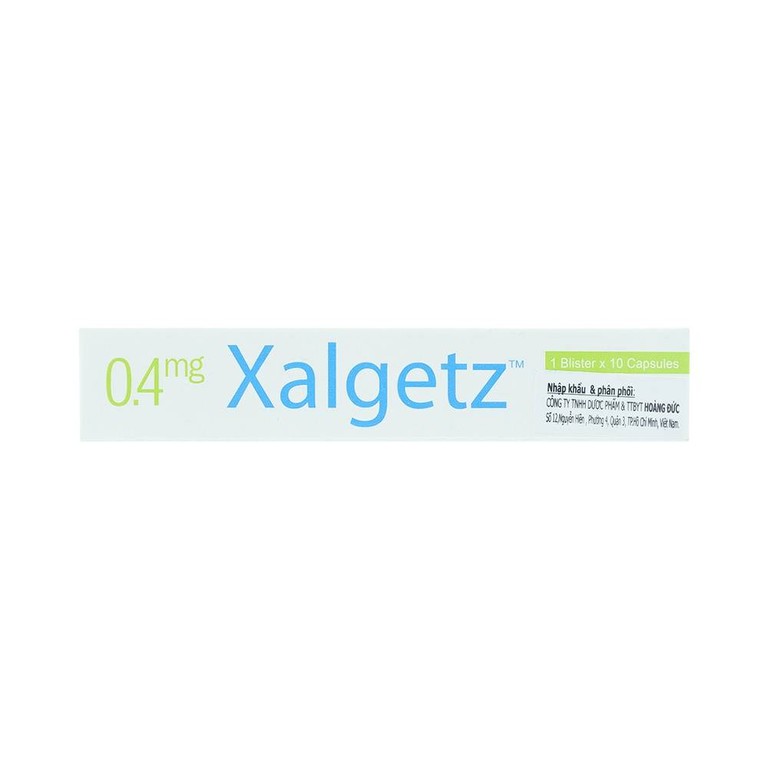 Thuốc Xalgetz 0.4mg Getz điều trị dấu hiệu và hội chứng tăng sản lành tính (1 vỉ x 10 viên)