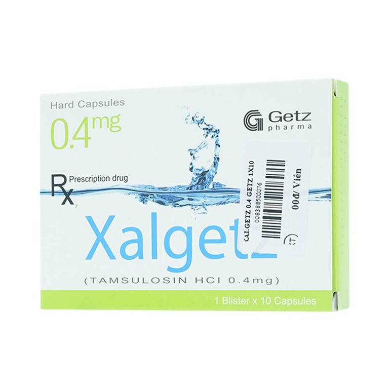 Thuốc Xalgetz 0.4mg Getz điều trị dấu hiệu và hội chứng tăng sản lành tính (1 vỉ x 10 viên)