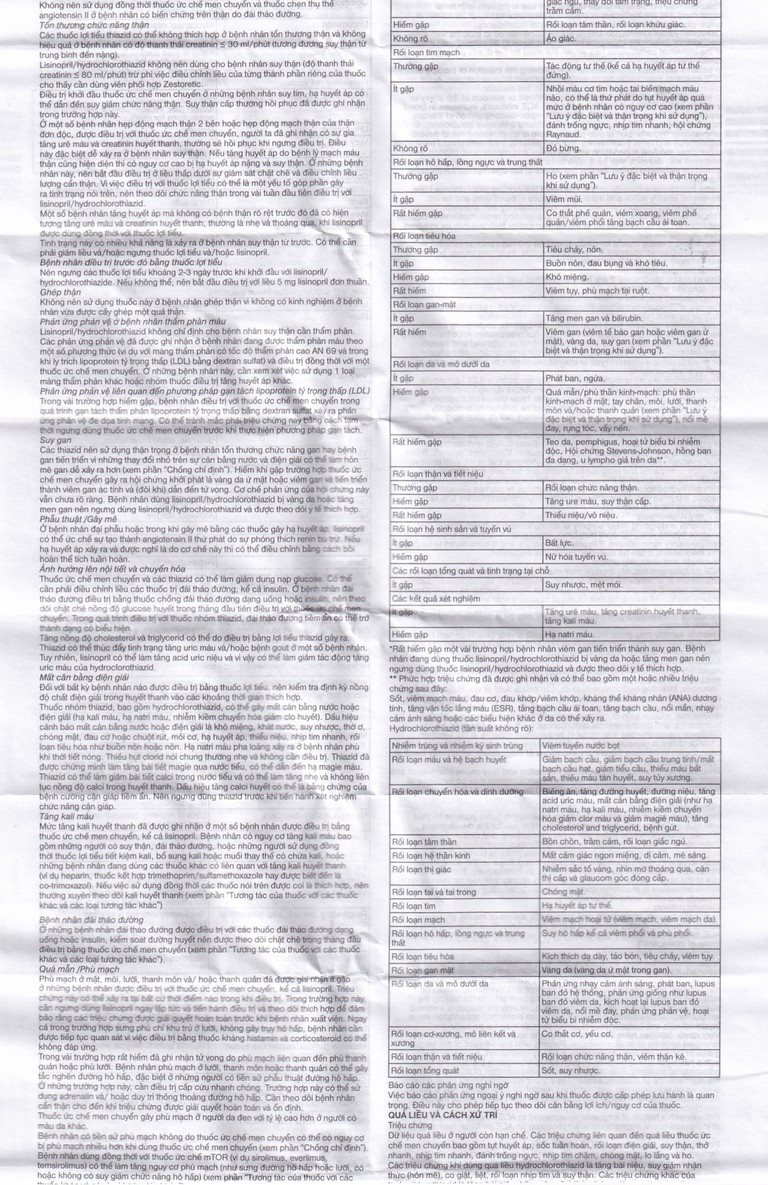 Thuốc Zestoretic-20 AstraZeneca điều trị tăng huyết áp nguyên phát (2 vỉ x 14 viên)