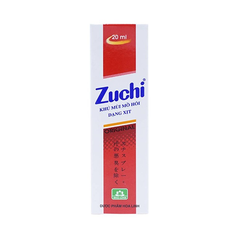 Xịt khử mùi Zuchi Hoa Linh ngăn ngừa hôi nách, hôi chân (20ml)