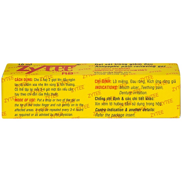Gel Zytee RB Raptakos sát trùng giảm đau (10ml)