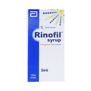 Syrup Rinofil 2.5mg/5ml Abbott giảm viêm mũi dị ứng (15ml)