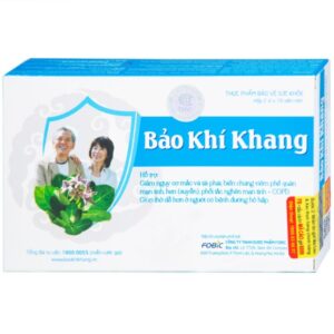 Viên uống Bảo Khí Khang IMC hỗ trợ giảm ho, khạc đờm, khó thở, giảm tái phát hen suyễn (2 vỉ x 10 viên)