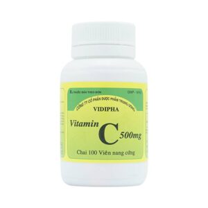 Thuốc Vitamin C 500mg Vidipha điều trị bệnh do thiếu Vitamin C (100 viên)