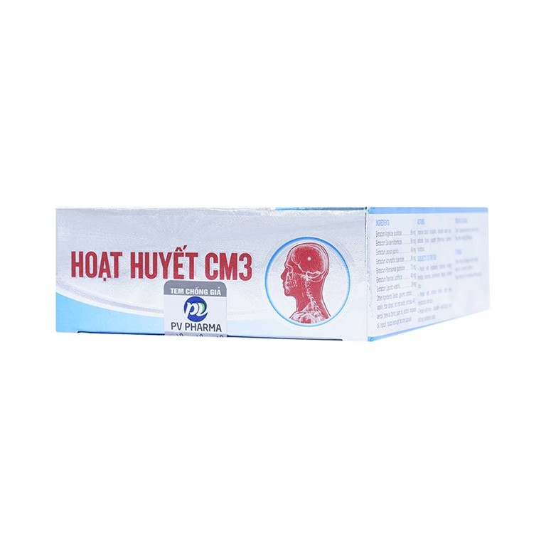 Thuốc Hoạt Huyết CM3 Phúc Vinh điều trị rối loạn tuần hoàn não do xơ vữa mạch máu (3 vỉ x 10 viên)