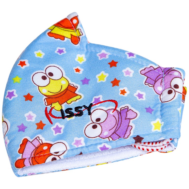 Khẩu trang sợi hoạt tính Kissy For Kids size S cho bé giúp lọc sạch không khí, ngăn bụi, khí ô nhiễm