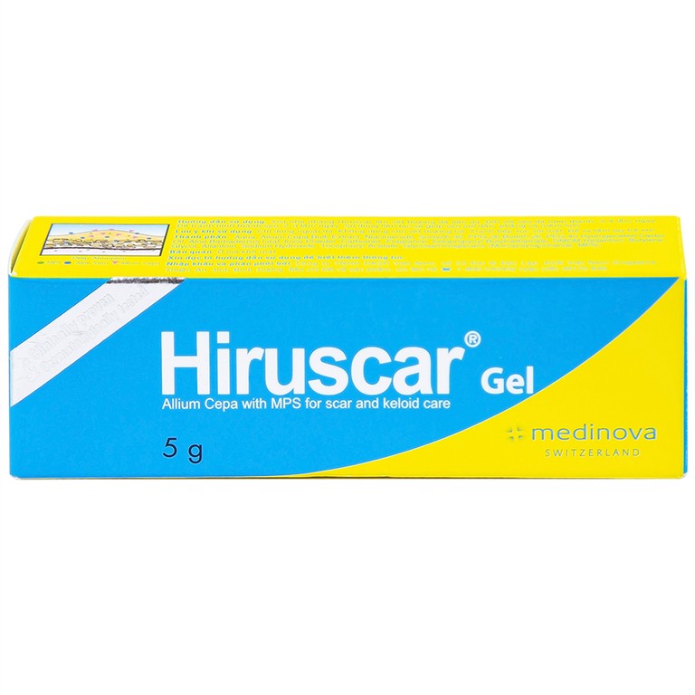 Gel bôi Hiruscar giúp làm mờ vết sẹo (5g)