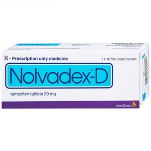 Thuốc Nolvadex-D 20mg AstraZeneca điều trị ung thư vú (3 vỉ x 10 viên)