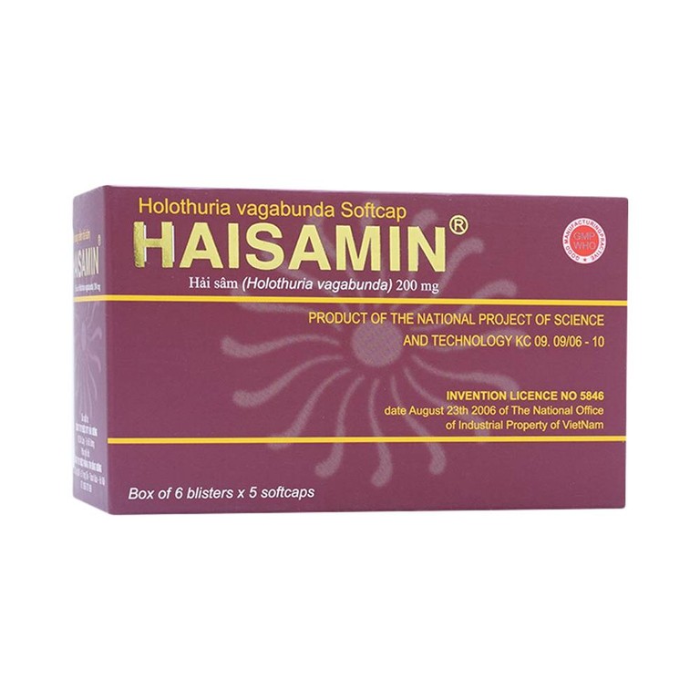 Thuốc Haisamin HDpharma tăng cường sinh lực (6 vỉ x 5 viên)
