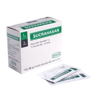 Thuốc bột pha hỗn dịch uống Sucrahasan Hasan điều trị loét dạ dày, tá tràng (30 gói)