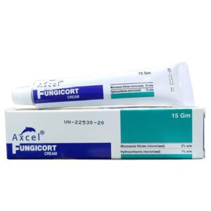 Kem bôi Axcel Fungicort Cream điều trị viêm da, dị ứng ngoài da (15g)