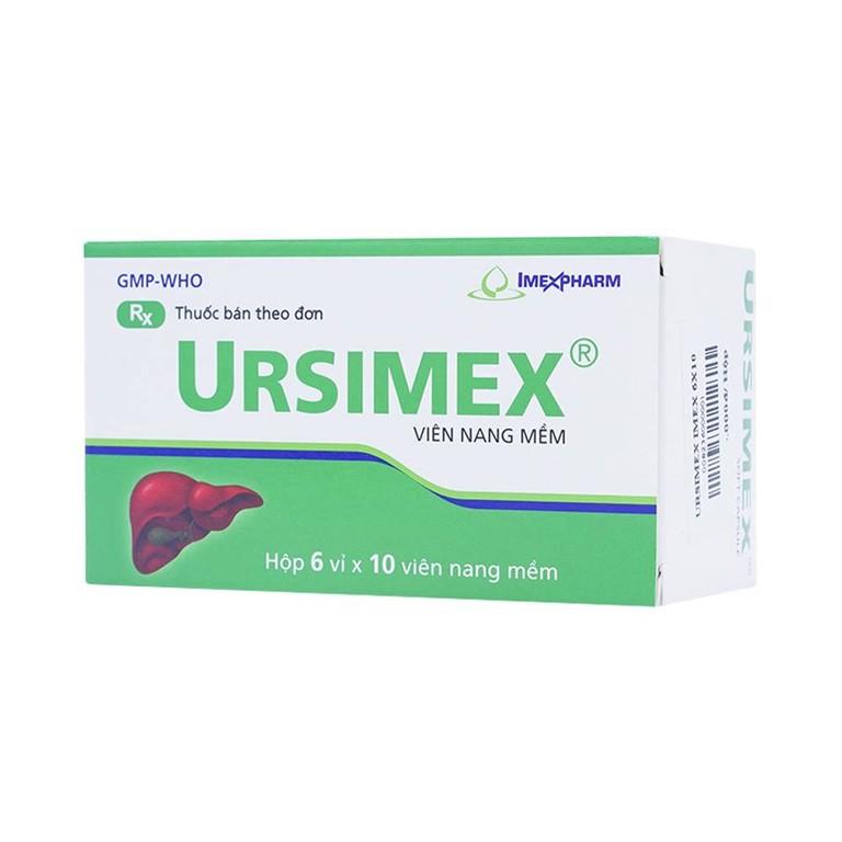Thuốc Ursimex Imexpharm cải thiện chức năng gan (6 vỉ x 10 viên)