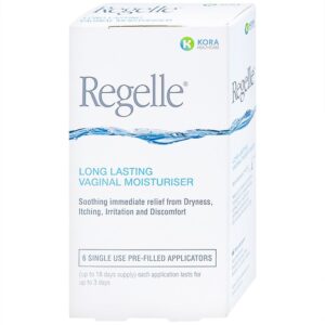Gel đặt giữ ẩm âm đạo Regelle Kora Healthcare 6.5g cải thiện khô, đau âm đạo (6 tuýp)