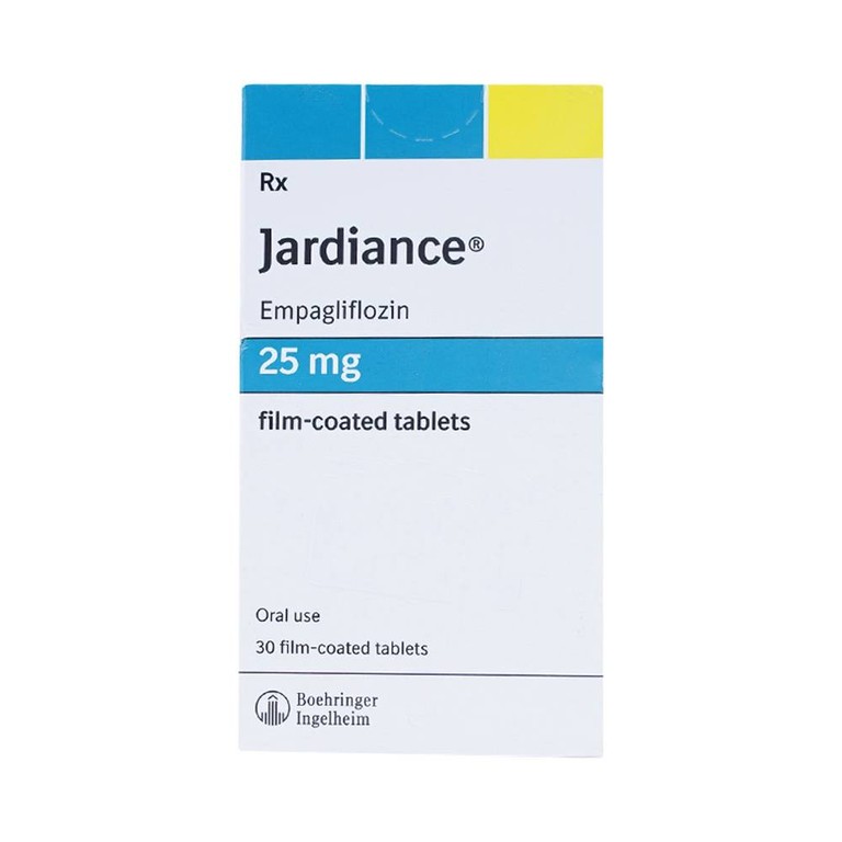 Viên nén Jardiance 25mg Boehringer điều trị đái tháo đường típ 2 (3 vỉ x 10 viên)