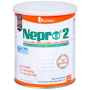 Sữa bột Nepro 2 VitaDairy bổ sung dinh dưỡng giàu protein dành cho người bệnh thận (400g)