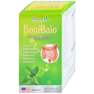 Viên uống BoniBaio Botania giúp cân bằng hệ vi khuẩn có ích đường ruột (30 viên)