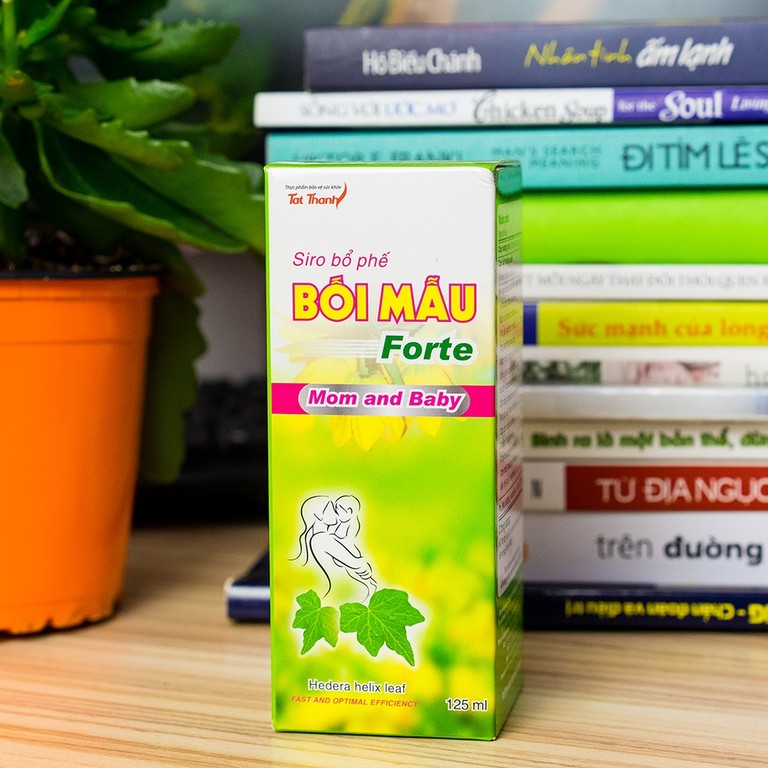 Siro bổ phế Bối Mẫu Forte Mom And Baby hỗ trợ bổ phổi ích phế, giảm ho (125ml)