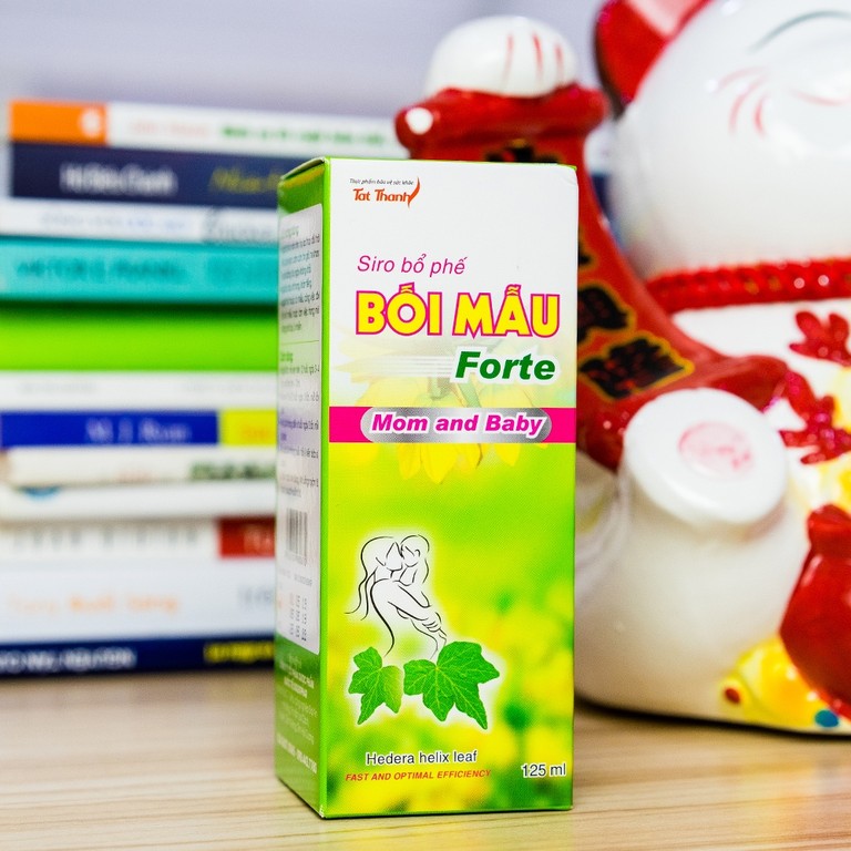Siro bổ phế Bối Mẫu Forte Mom And Baby hỗ trợ bổ phổi ích phế, giảm ho (125ml)