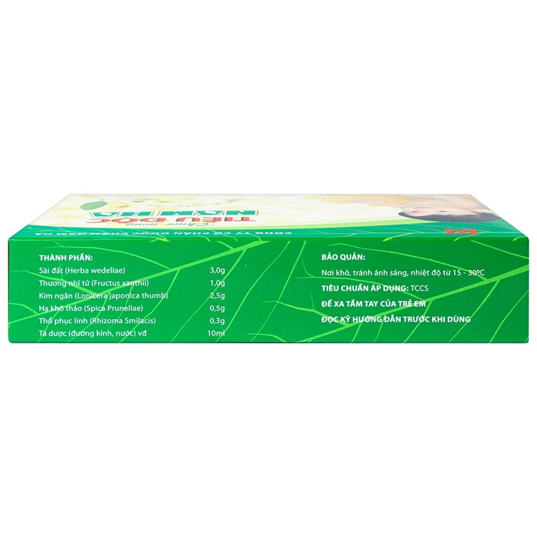 Dung dịch Tiêu Độc Nam Hà giải nhiệt độc, tiêu viêm (20 ống x 10ml)