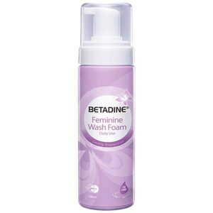 Bọt vệ sinh phụ nữ Betadine Feminine Wash Foam nuôi dưỡng và cân bằng vệ sinh vi sinh âm đạo (100ml)