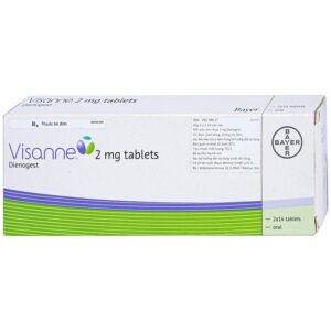 Thuốc Visanne 2mg Bayer hỗ trợ điều trị lạc nội mạc tử cung (2 vỉ x 14 viên)