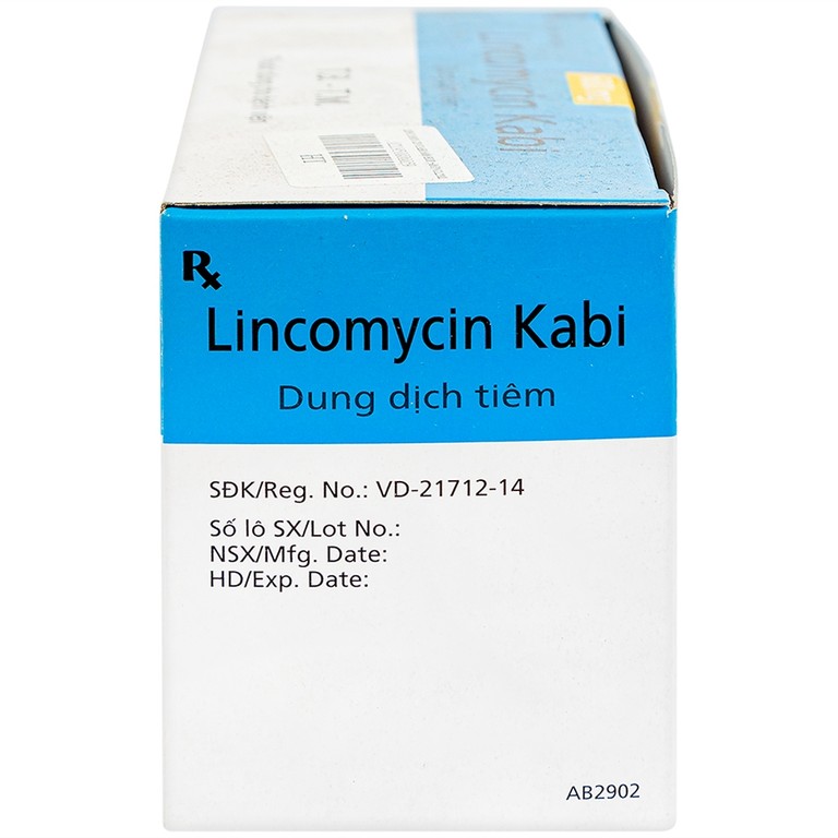 Thuốc tiêm Lincomycin Kabi điều trị nhiễm khuẩn nặng (50 ống x 2ml)