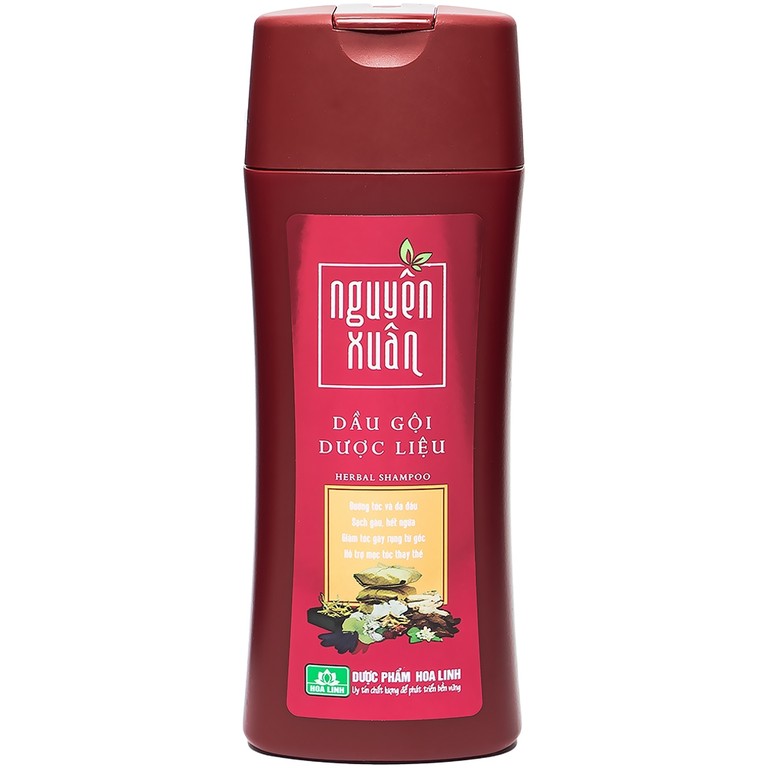 Dầu gội dược liệu Nguyên Xuân nâu giảm gãy rụng dành cho tóc thường (200ml)