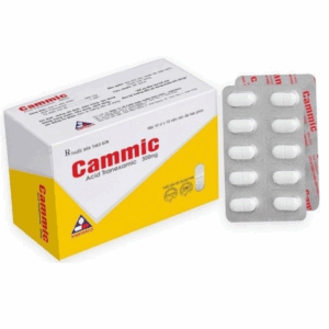 Thuốc Cammic 500mg Vinphaco điều trị và phòng ngừa chảy máu (10 vỉ x 10 viên)